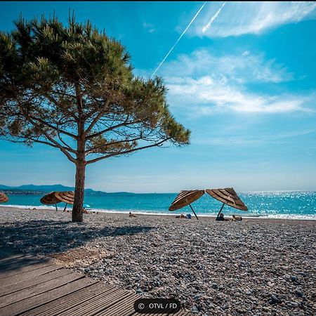 2 Pieces Rez-De-Jardin Dans Maison Avec Piscine Villeneuve-Loubet Kültér fotó