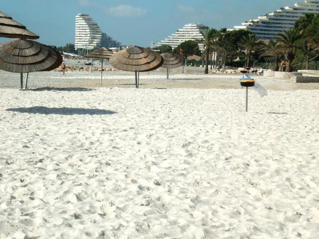 2 Pieces Rez-De-Jardin Dans Maison Avec Piscine Villeneuve-Loubet Kültér fotó
