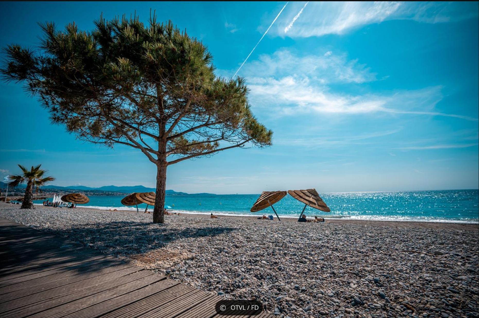 2 Pieces Rez-De-Jardin Dans Maison Avec Piscine Villeneuve-Loubet Kültér fotó